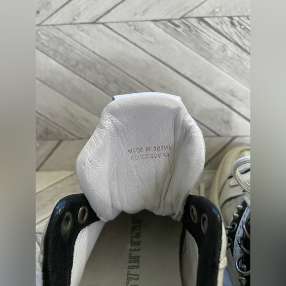 A.S.98 SNEAKERS SIZE 36 COLOR WHITE, BLACK & SILVER. *UNISEX* - Picture 5 of 11